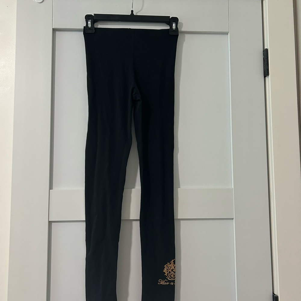 Mar a Lago Bedazzled Black Leggings